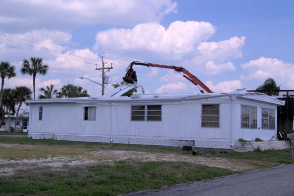Mobile Home Demolition in North Canton