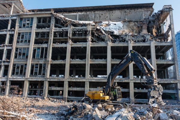 Commercial Building Demolition in North Canton