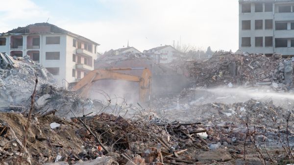 Apartment Demolition in North Canton